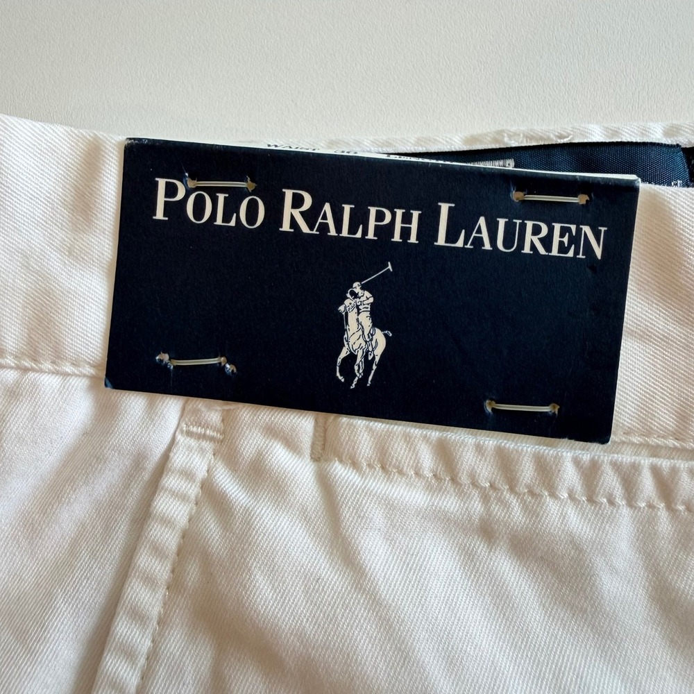 Polo Ralph Lauren Baxter CRM Mens Chinos Cream White Cotton Pants 36x34 NWT - Picture 9 of 10